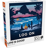 Life Is Good: Tropical Log On 300 Piece Jigsaw Puzzle