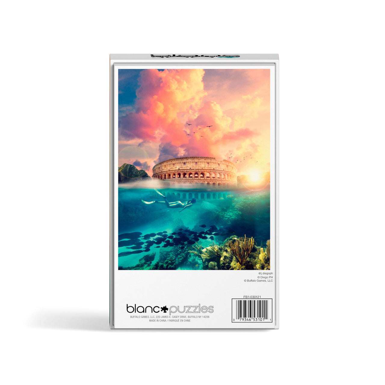 blanc Below the Surface 300 Piece Jigsaw Puzzle Back