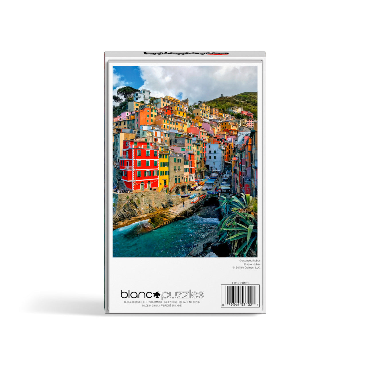 blanc Brights of Cinque Terre 300 Piece Jigsaw Puzzle Back