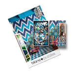 blanc Moroccan Tiles 300 Piece Jigsaw Puzzle Contents