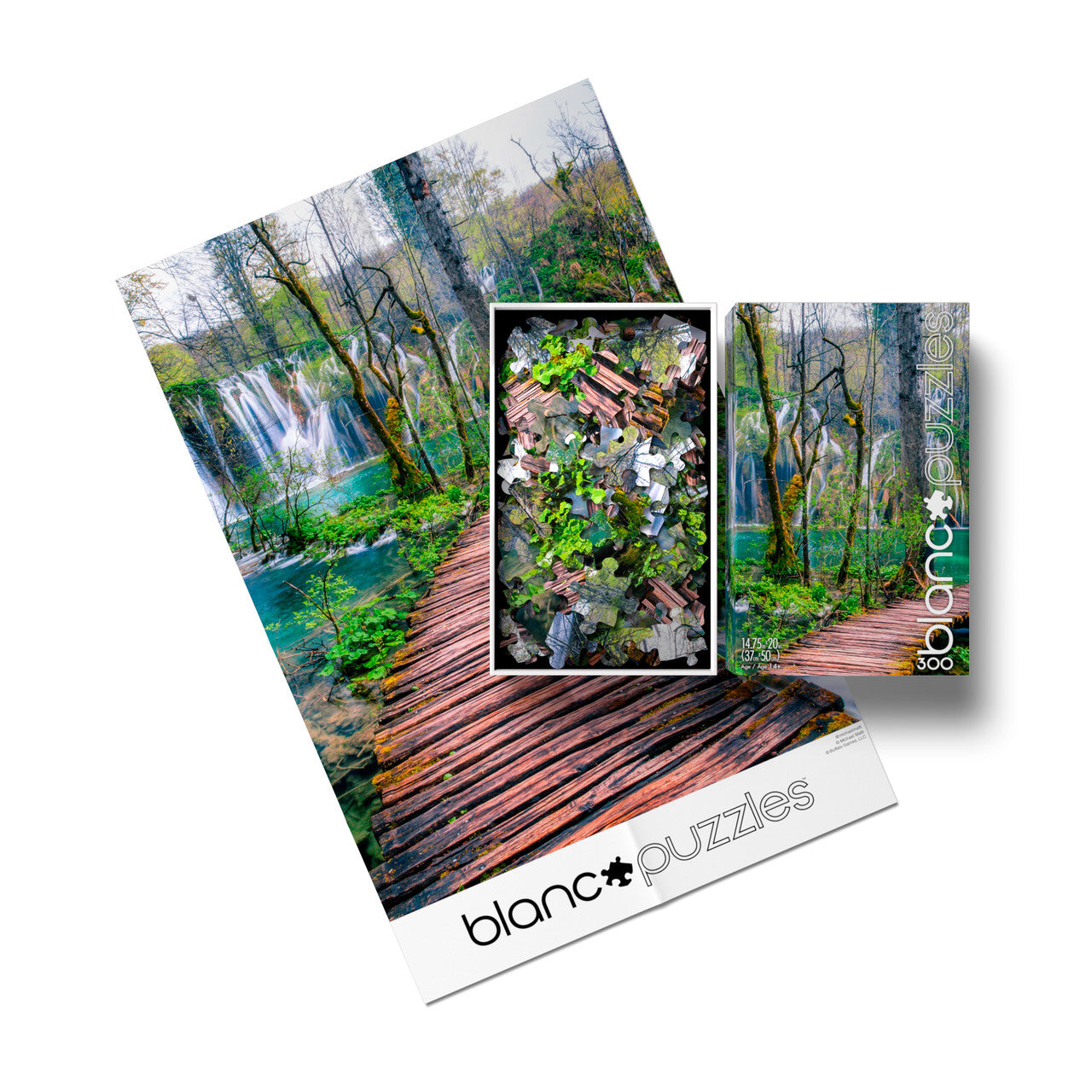blanc Croatian Pathways 300 Piece Jigsaw Puzzle Contents