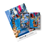 blanc Blue City of Morocco 300 Piece Jigsaw Puzzle Contents