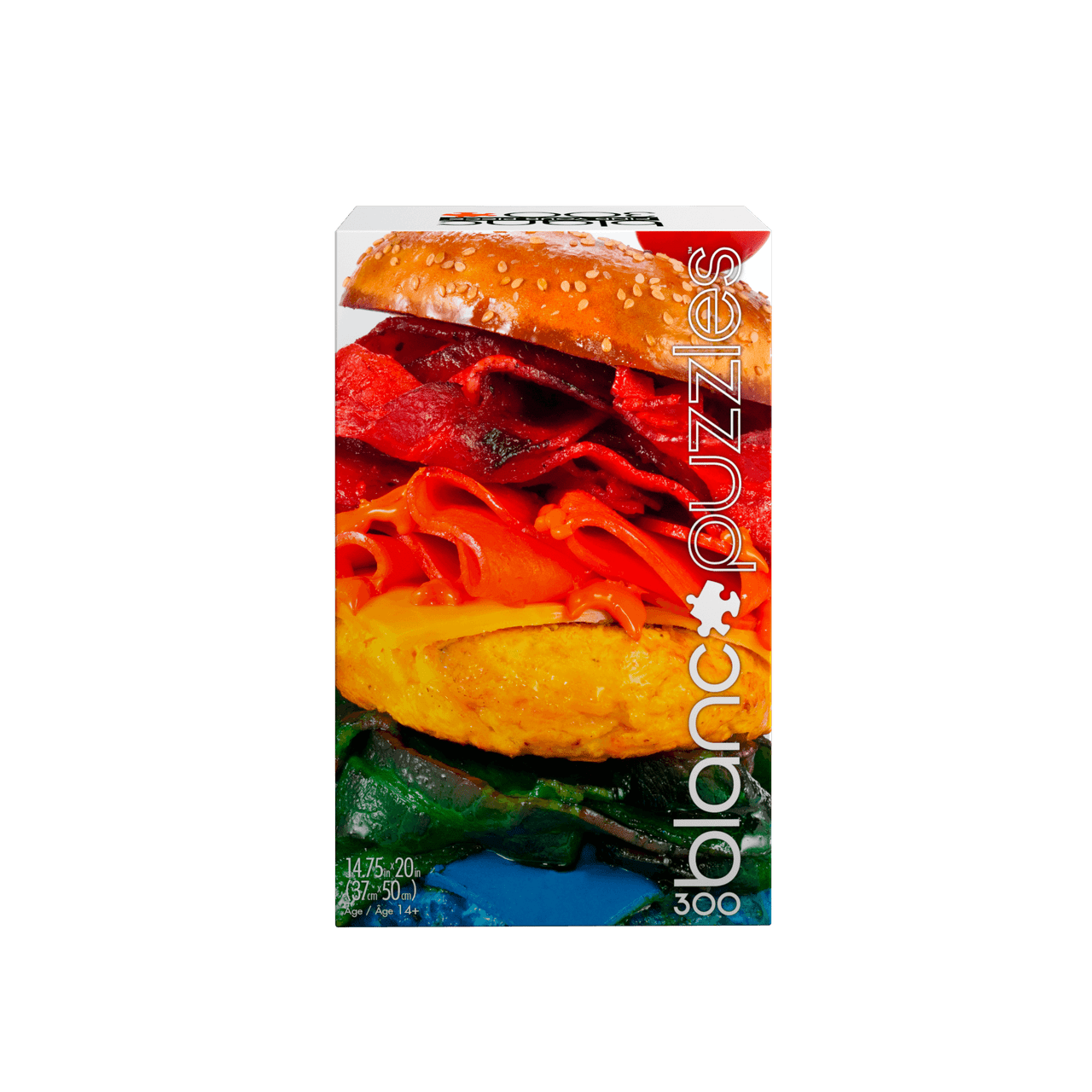 blanc - Series E: Rainbow Sandwich 300 Piece Jigsaw Puzzle