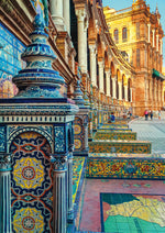 blanc Spanish Tiles 500 Piece Jigsaw Puzzle