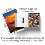 blanc - Series F: Desert Clouds, Arizona 500 Piece Jigsaw Puzzle