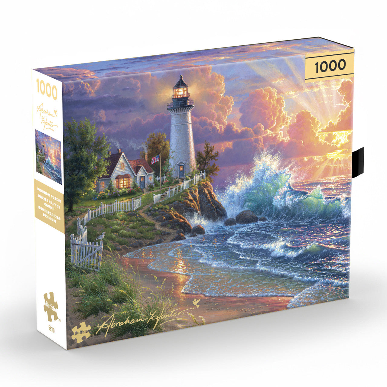 Abraham Hunter Buffalo Gold: Light of Hope 1000 Piece Puzzle