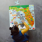 Little Buffalo State Puzzle 49-Piece Florida Jigsaw Puzzle - Kids Puzzles: Ages 4+