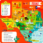 Little Buffalo State Puzzle 49-Piece Texas Jigsaw Puzzle - Kids Puzzles: Ages 4+