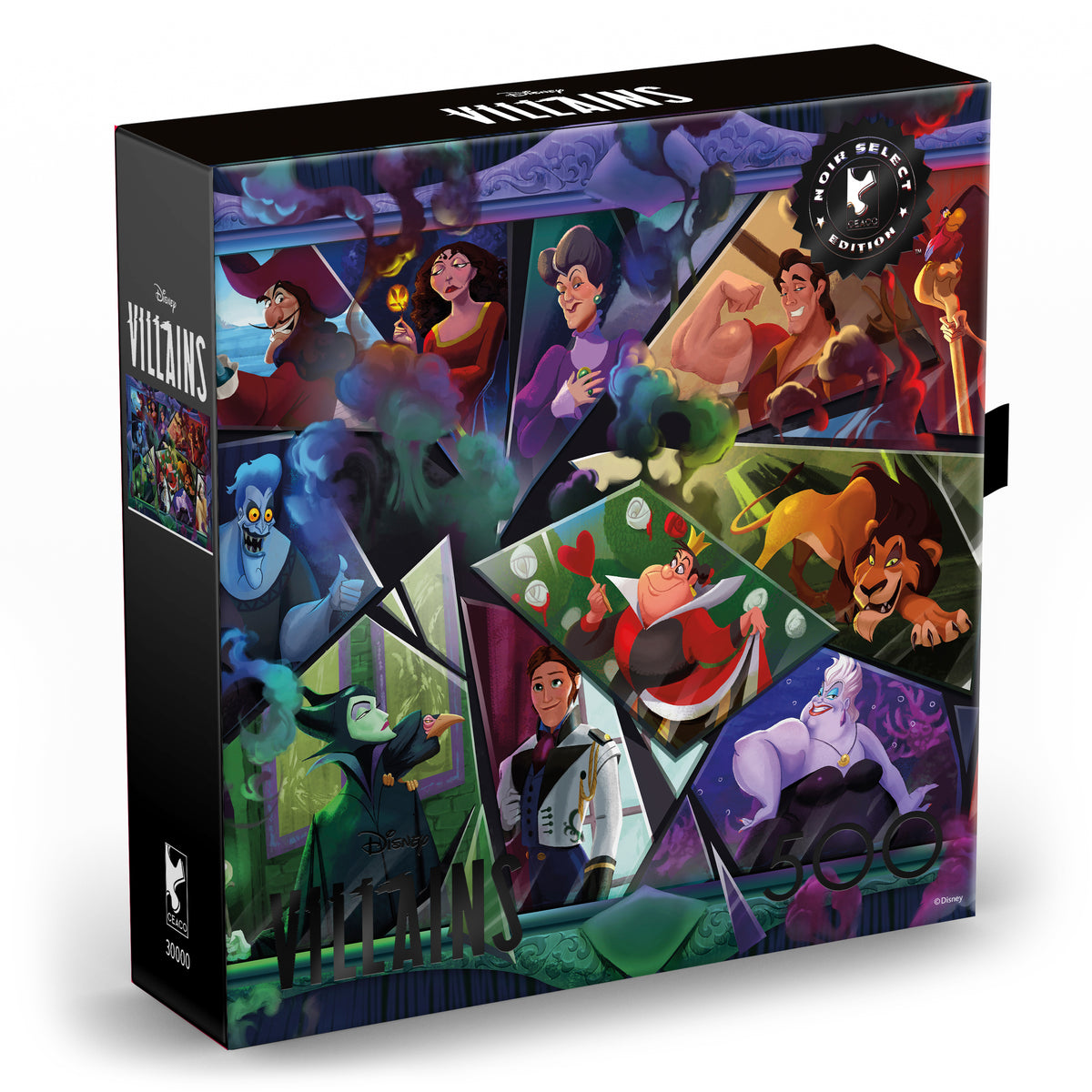 Ceaco – 500 Piece Disney Noir Select Villains Jigsaw Puzzle