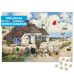 Charles Wysocki - Silver Select: Rootbeer Break at the Butterfields 500 Piece Puzzle