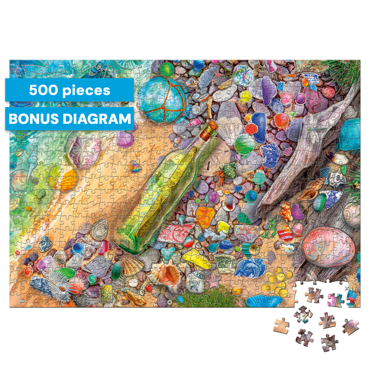 Silver Select - Aimee Stewart: Beachcomber's Bounty 500 Piece Puzzle