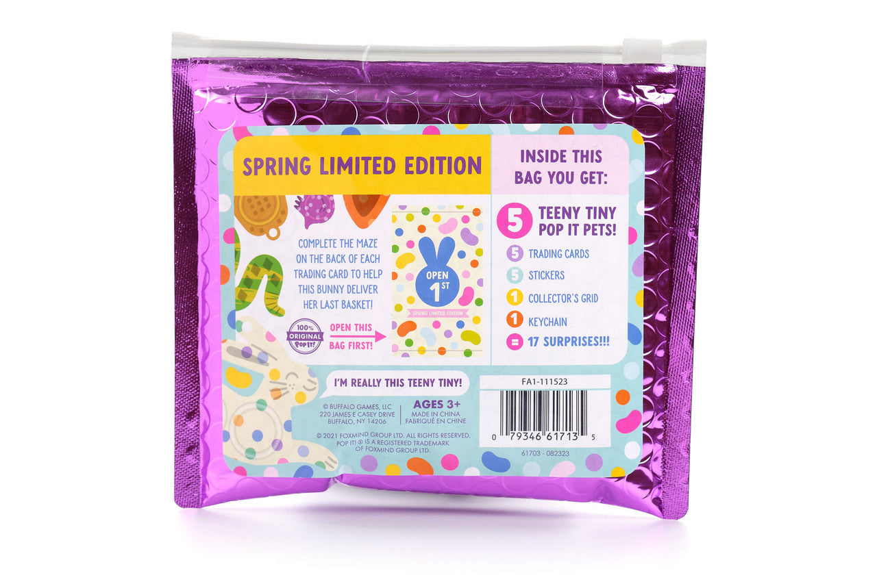 Spring Limited Edition Pop It! Pets - Season 2: Collectible Mystery Pets | 5 Exclusive Pets in Special Edition Pouch | 17 Total Surprises