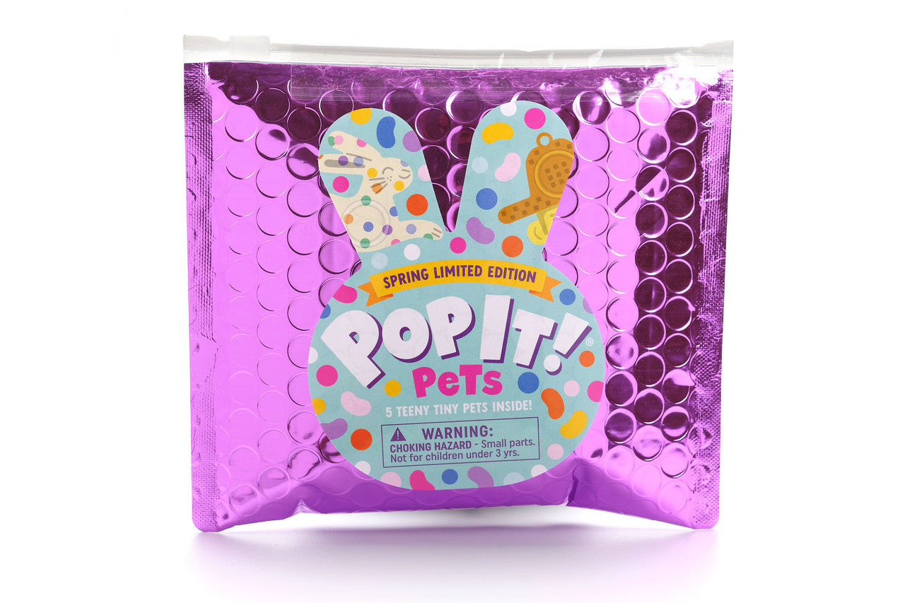 Spring Limited Edition Pop It! Pets - Season 2: Collectible Mystery Pets | 5 Exclusive Pets in Special Edition Pouch | 17 Total Surprises