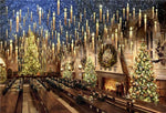 Ceaco Puzzle: Thomas Kinkade / Disney - The Great Hall Harry Potter 500 Piece Puzzle (Noir Select Edition) - Giftable Package