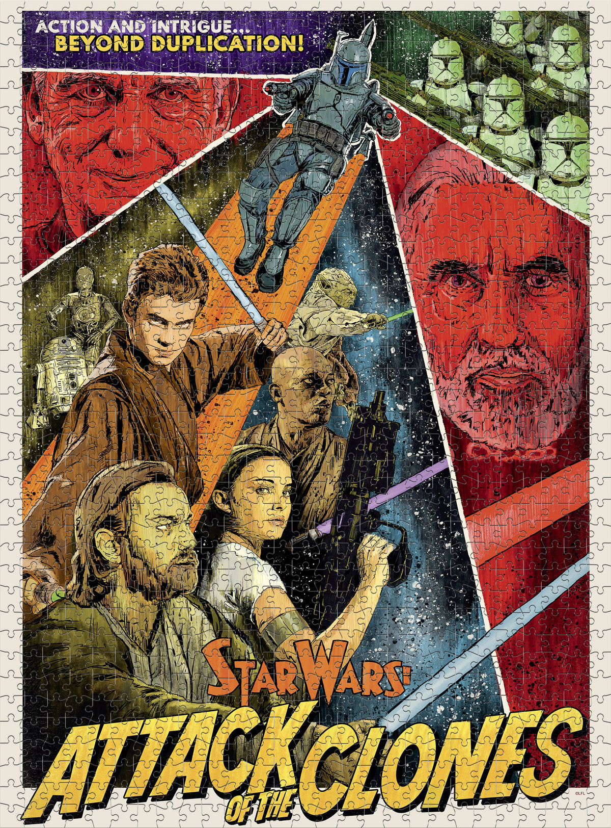 Star Wars™ Attack of the Clones -  1000 Piece Jigsaw Puzzle