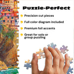 Gold Collection: Cinque Terre Seas – 1000 Piece Jigsaw Puzzle