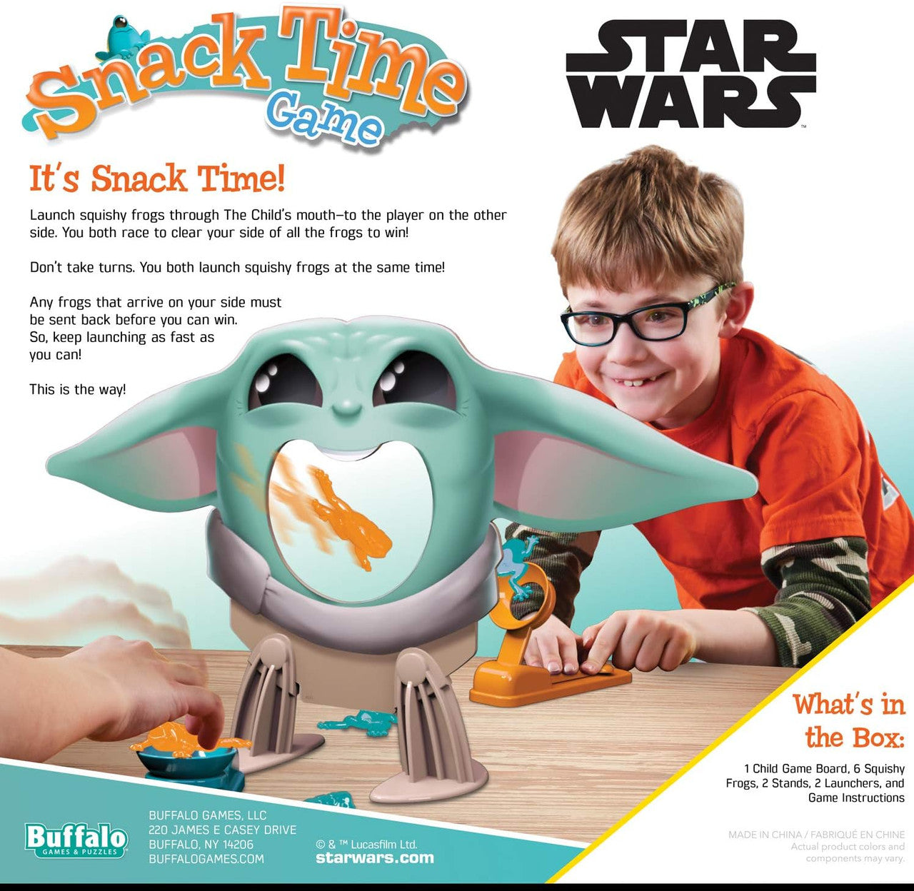 Snack Time Game: Star Wars The Mandalorian Board Game