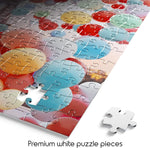 blanc - Series C: Eiffel Tower Balloons 500 Piece Jigsaw Puzzle