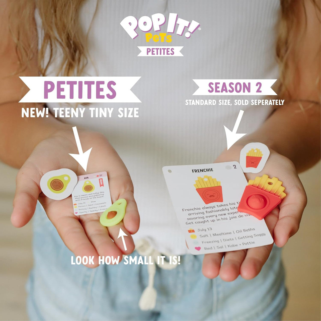 Pop It! Petites - Season 2 - Mini Sensory Fidget Toy - Collectible Pets