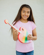 TinkerTar - Rainbow Heart Guitar - 1 Stringed Guitar for Kids: Intro to Music