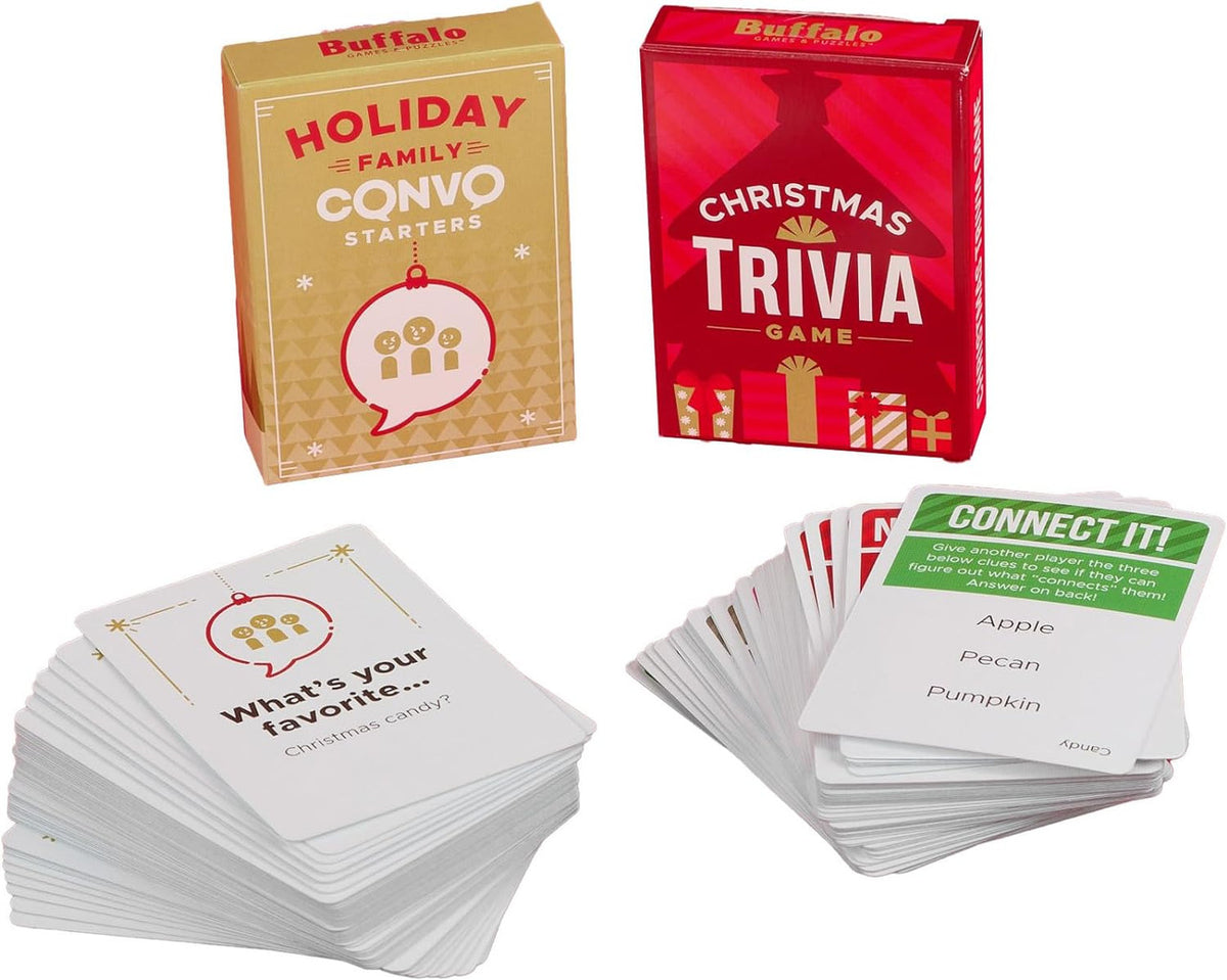 Card Game - Christmas Trivia Family Game 2 Pack