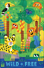 Little Buffalo - 8 Pack Tray Puzzles for Kids Ages 4+