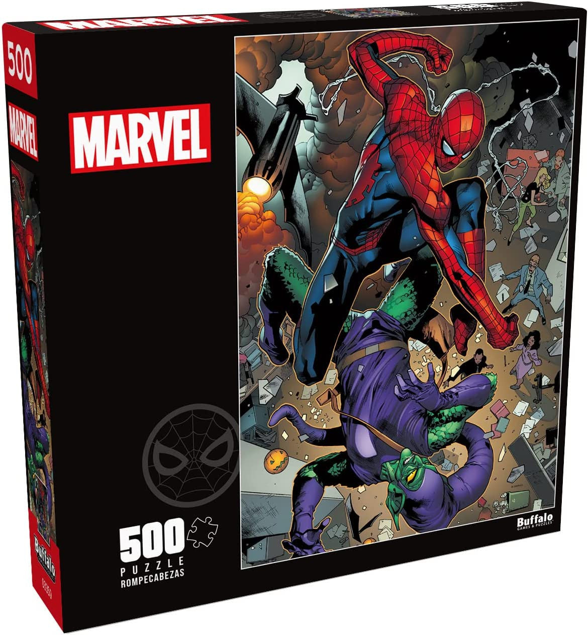 Marvel: Go Down Swinging 500 Piece Jigsaw Puzzle