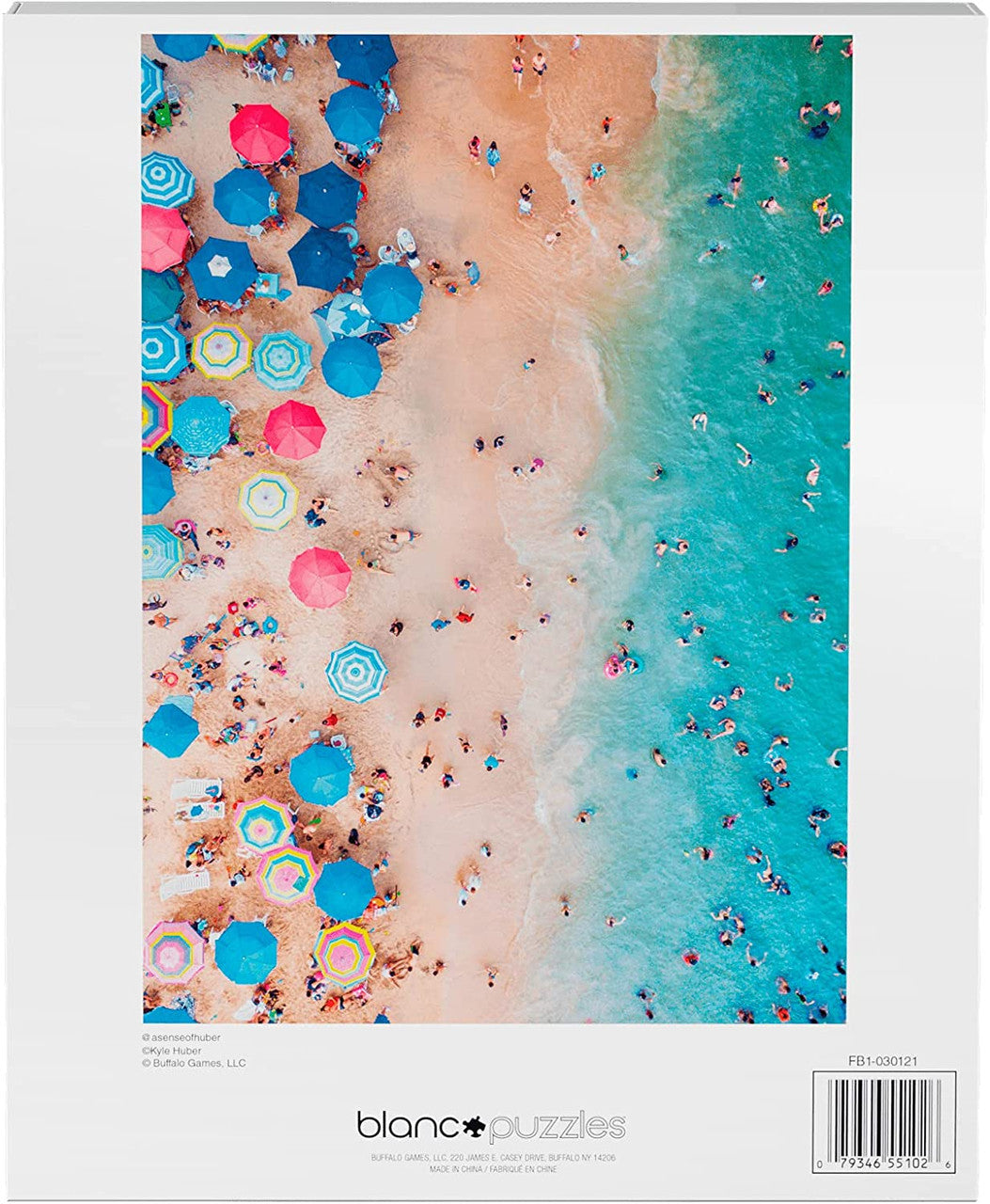 blanc - Day at the Beach, Mexico 500 Piece Jigsaw Puzzle