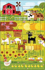 Little Buffalo - 8 Pack Tray Puzzles for Kids Ages 4+