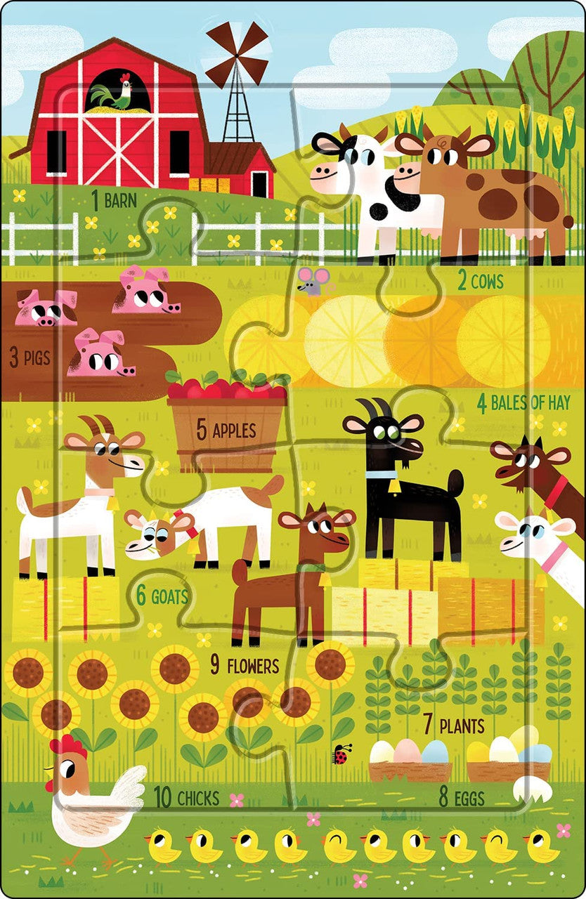 Little Buffalo - 8 Pack Tray Puzzles for Kids Ages 4+