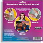 Puzzle Presto! Peel and Stick Puzzle Saver No Glue No Mess! Preserve Your Finished Puzzle