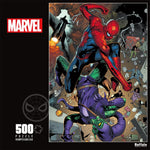 Marvel: Go Down Swinging 500 Piece Jigsaw Puzzle