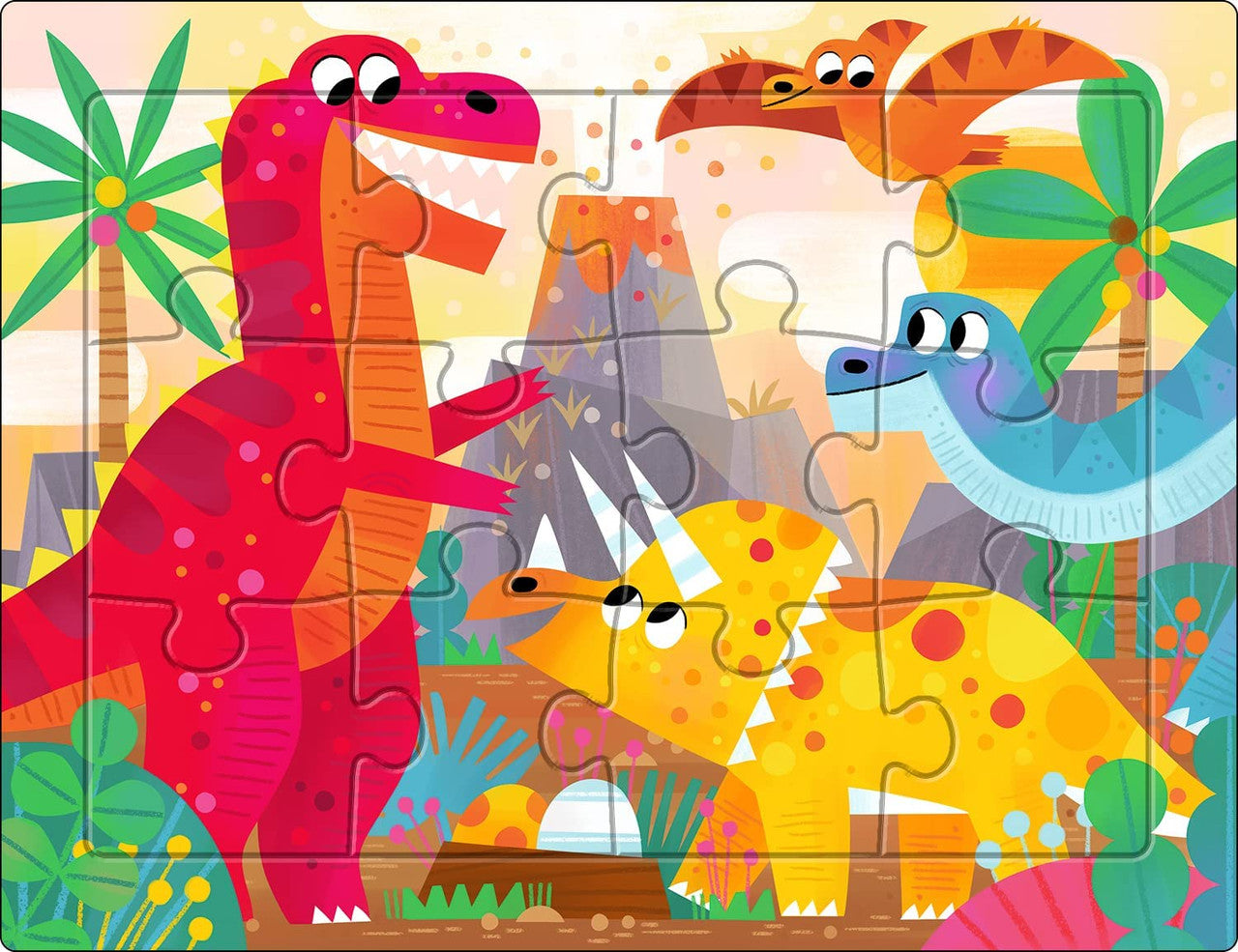 Little Buffalo - 8 Pack Tray Puzzles for Kids Ages 4+