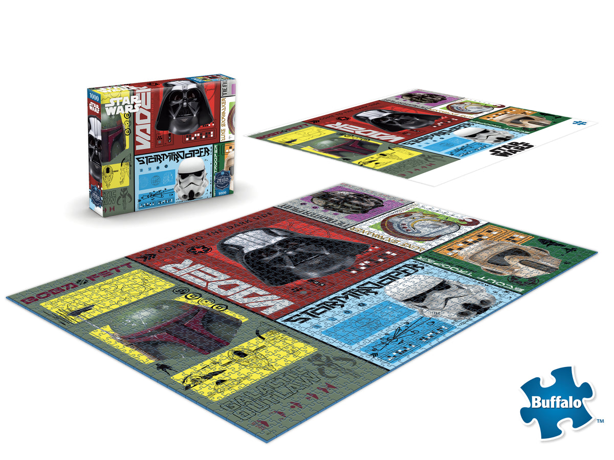 Star Wars Helmets 1000 Piece puzzle for Adults - Sapphire Select