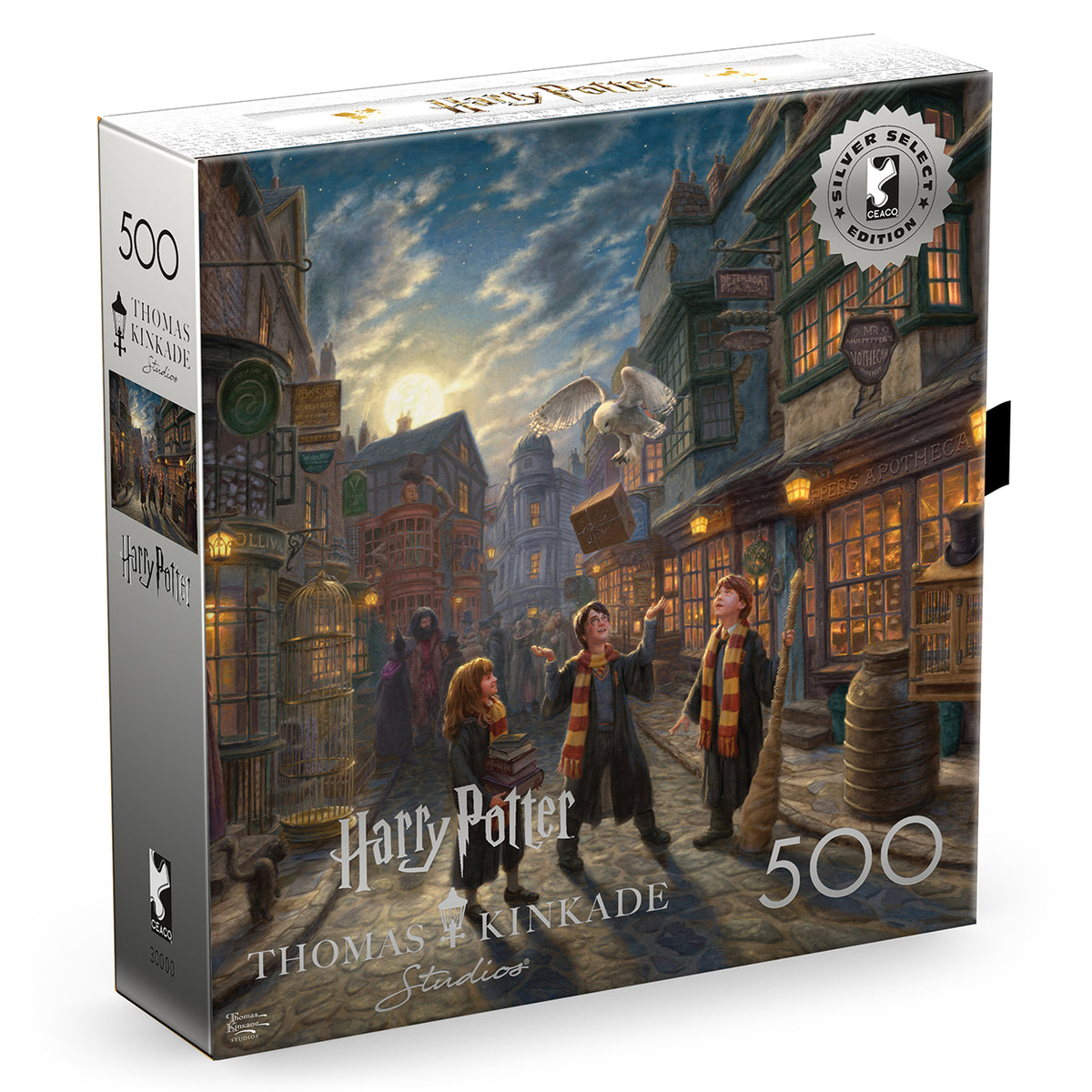 Silver Select: Harry Potter: Diagon Alley (Thomas Kinkade) 500 Piece Puzzle