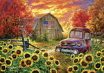 Abraham Hunter: Old Glory Farmstead 500 Piece Puzzle