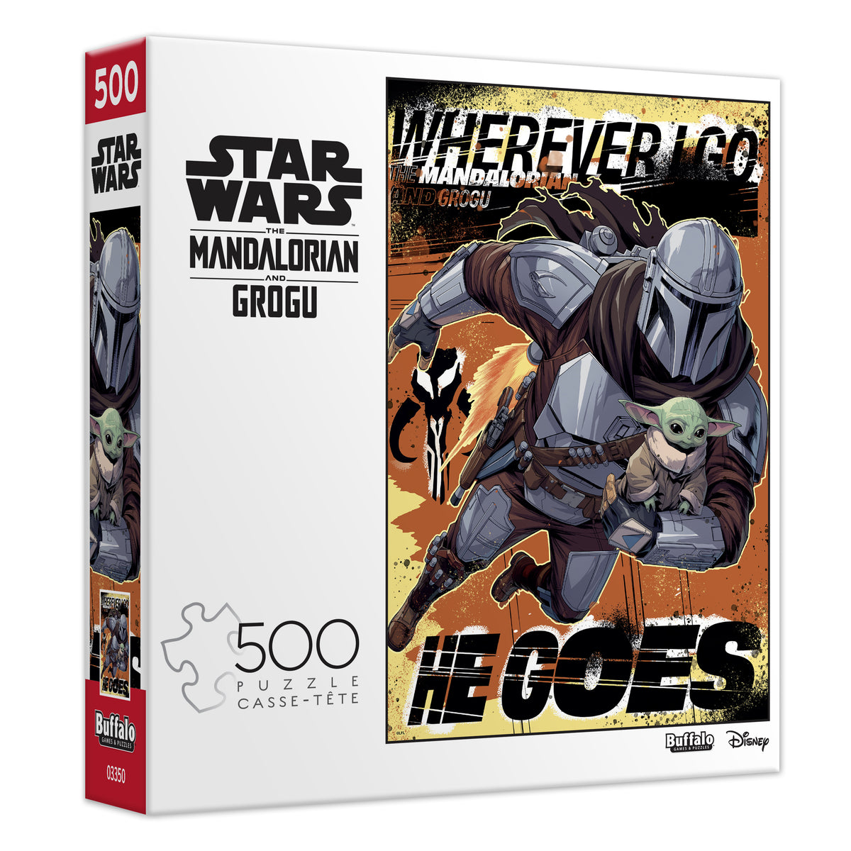 Star Wars: The Mandalorian and Grogu 500 Piece Jigsaw Puzzle