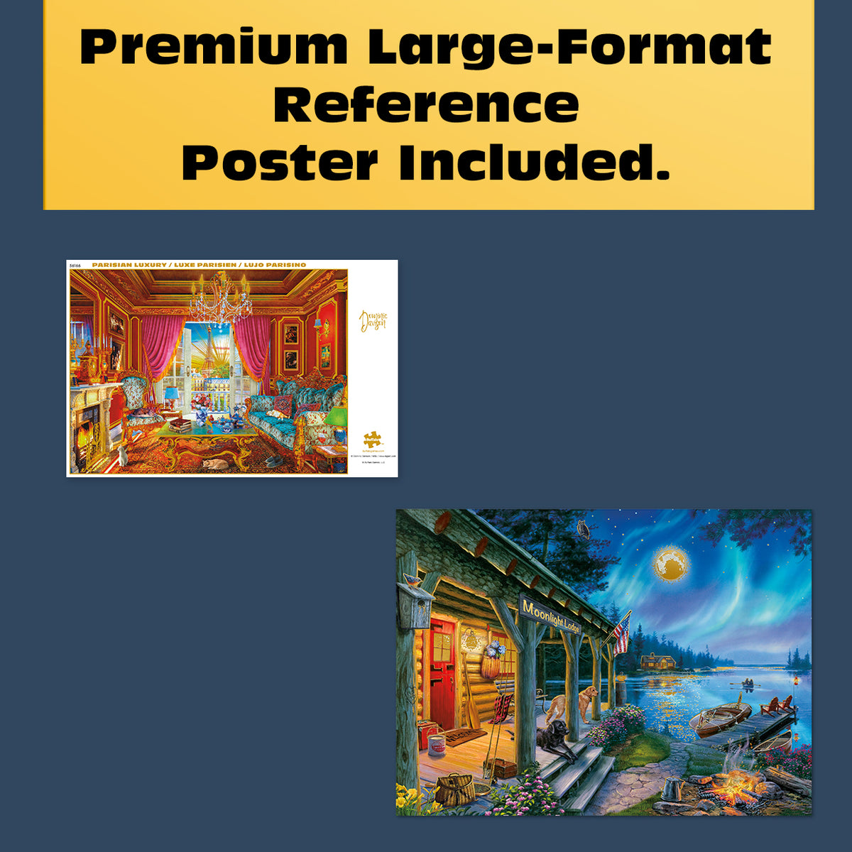 Gold Collection: Moonlight Lodge 1000 Jigsaw Puzzle