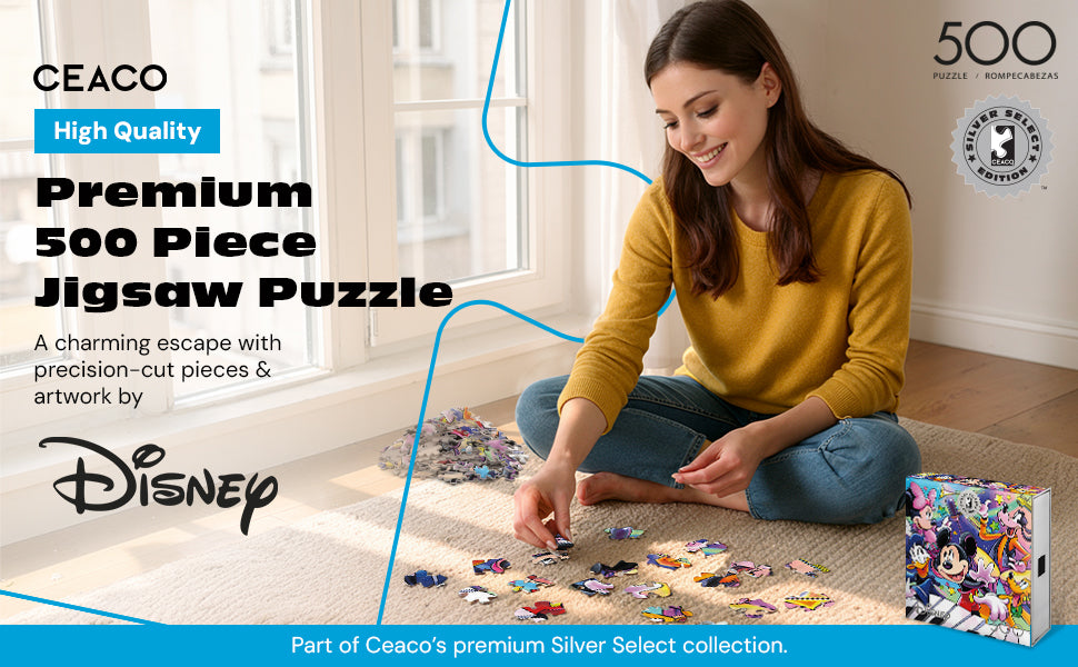 Silver Select: Disney Mickey's Music 500 Piece Puzzle