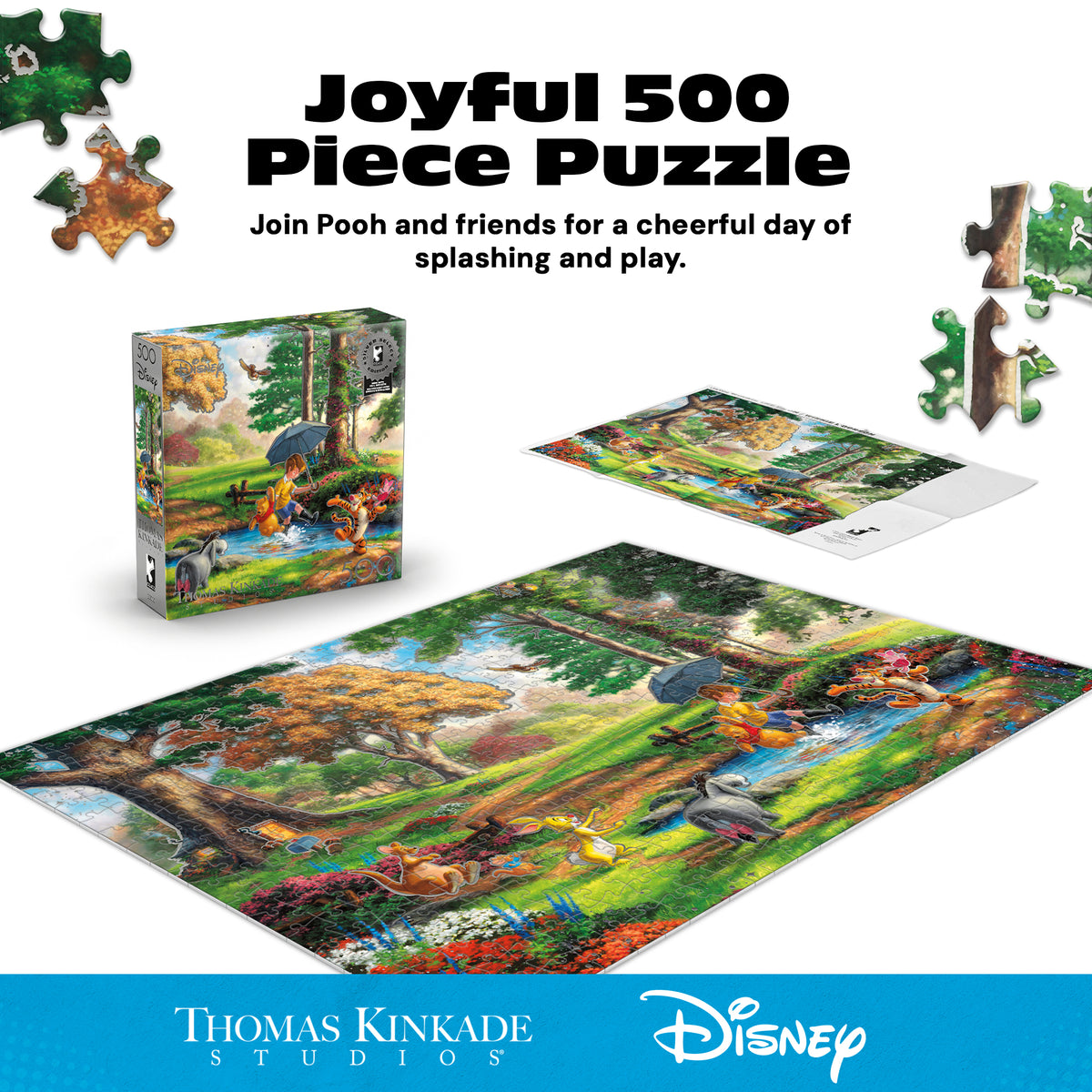 Thomas Kinkade Disney Silver Select: Winnie the Pooh 500 Piece Puzzle