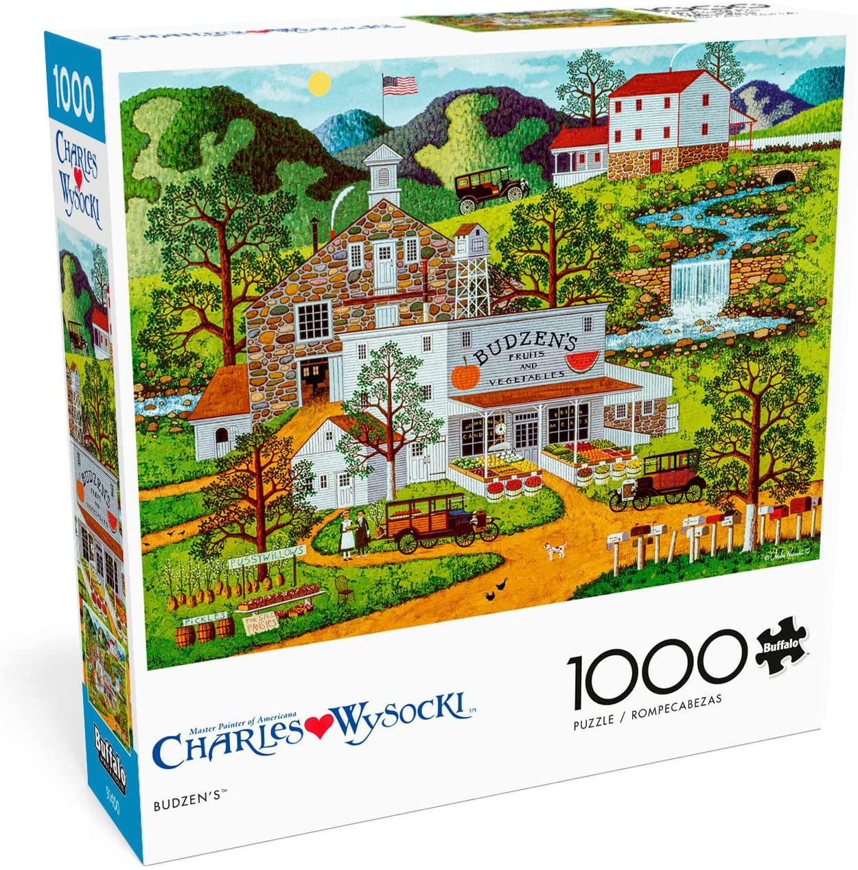 Charles Wysocki: Budzens 1000 Piece Jigsaw Puzzle
