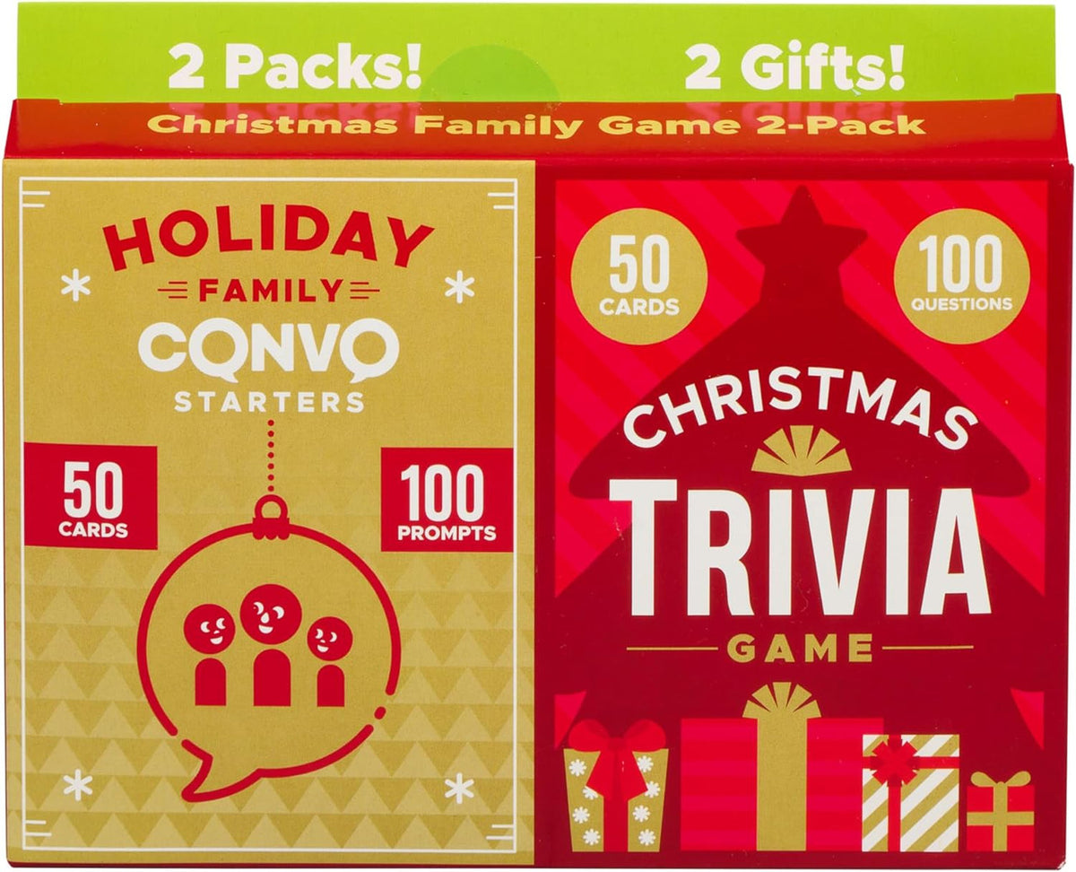 Card Game - Christmas Trivia Family Game 2 Pack