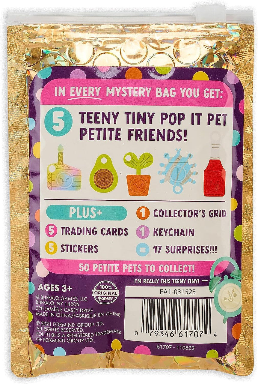 Pop It! Petites - Season 2 - Mini Sensory Fidget Toy - Collectible Pets