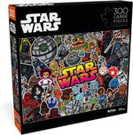 Star Wars Sticker Collage 300 Piece Puzzle