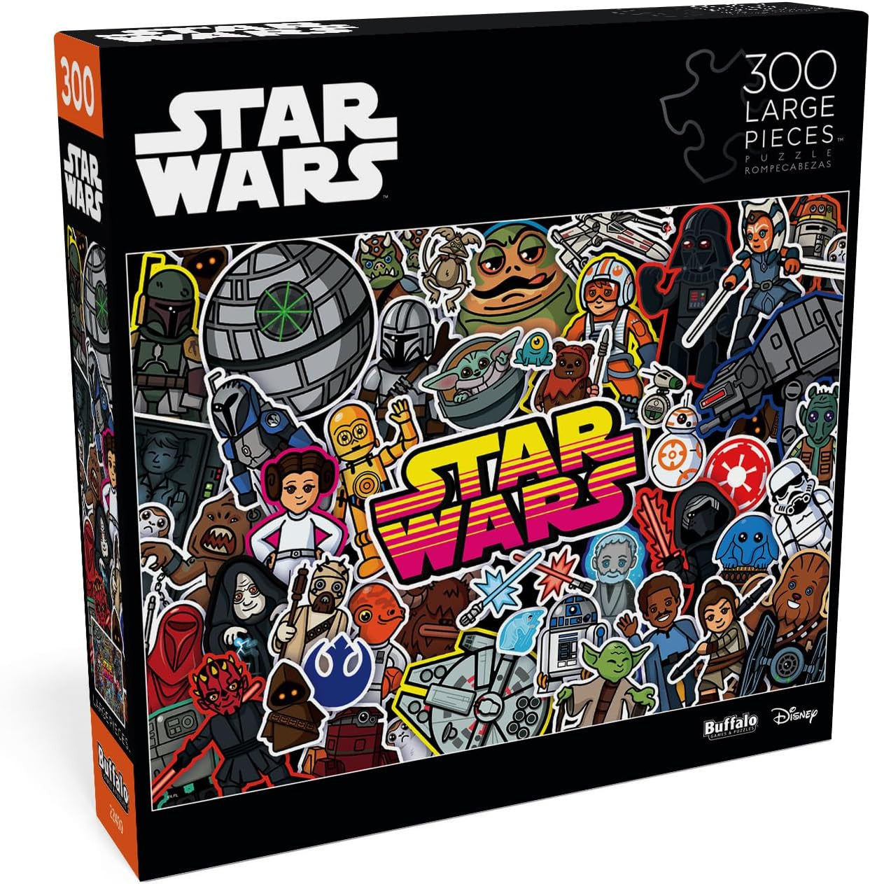 Star Wars Sticker Collage 300 Piece Puzzle