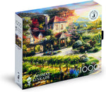 Ceaco Puzzle: Thomas Kinkade: Wine Country Living 1000 Piece (Puzzle Silver Select: Giftable package with silver foil accents)