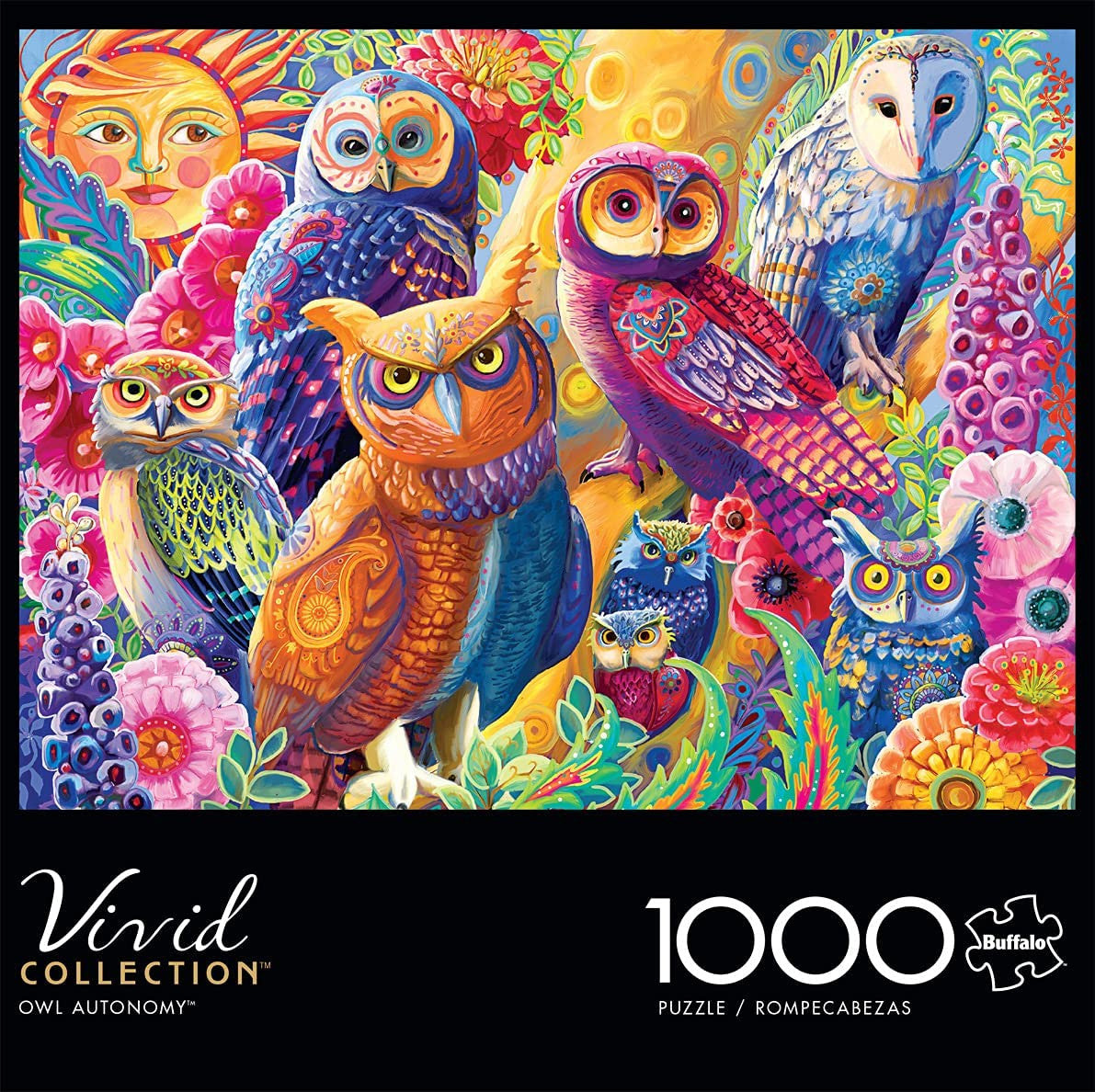 Vivid: Owl Autonomy 1000 Piece Puzzle