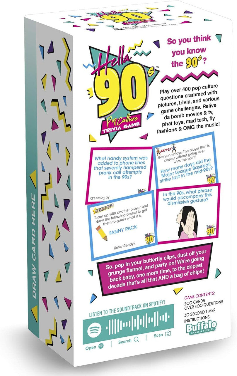 Hella 90's Pop Culture Trivia Game