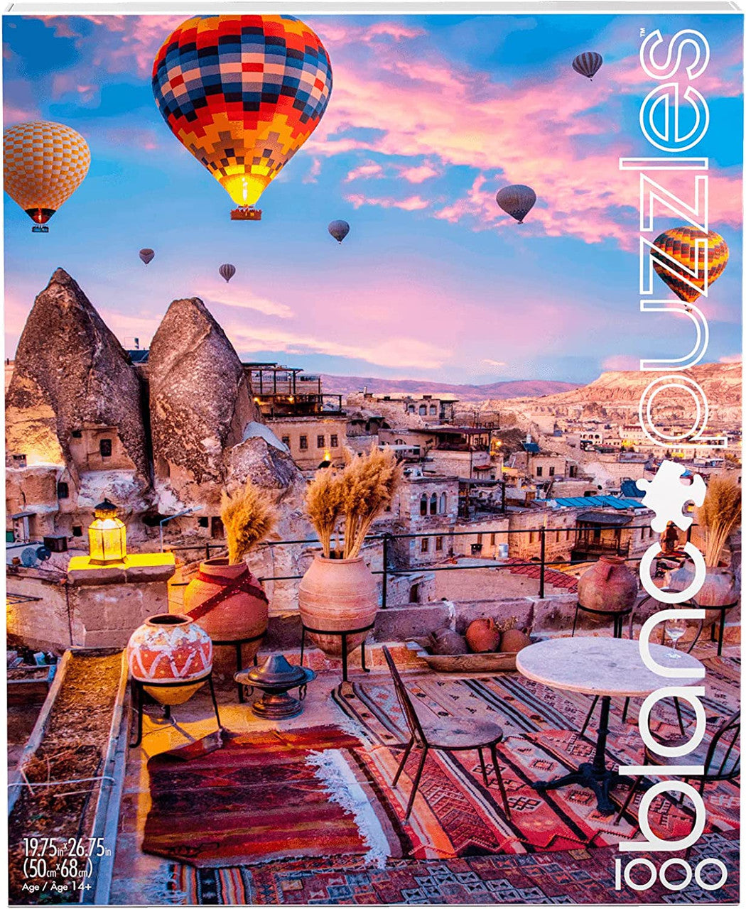 blanc - Series D: Cappadocia Hot Air Balloons 1000 Piece Jigsaw Puzzle