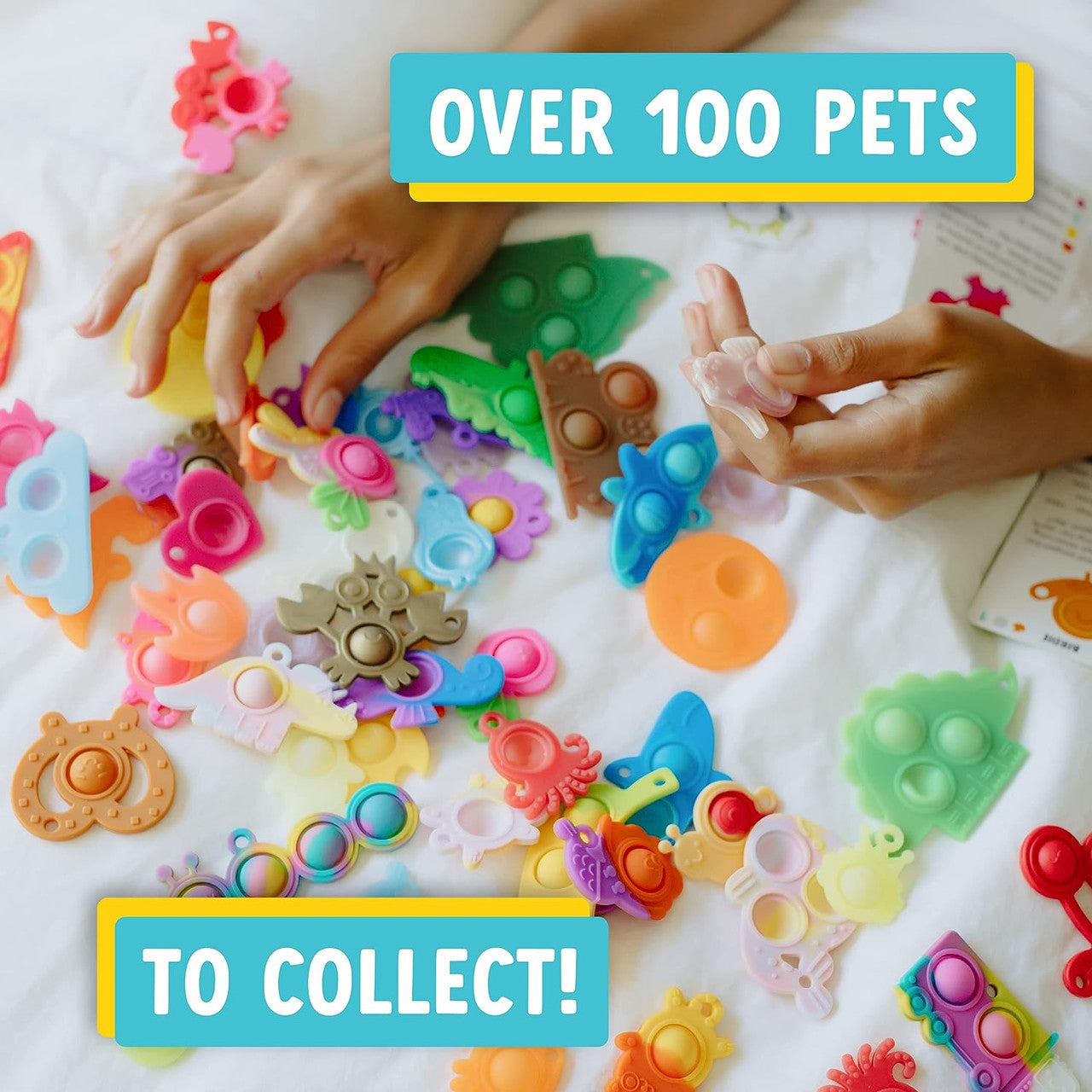 Pop It! Pets Collectables Season 1 - Mystery Bag : Fidget and Sensory Toy